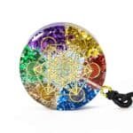 Pendentif Orgonite 7 Chakras 5